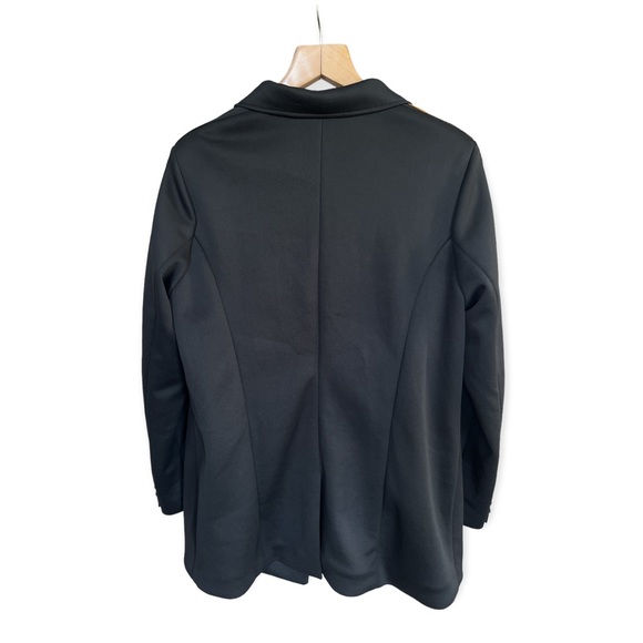 Adidas x Ivy Park Black 3 Stripe Suit Jacket Blazer, Size 1X - Picture 4 of 15